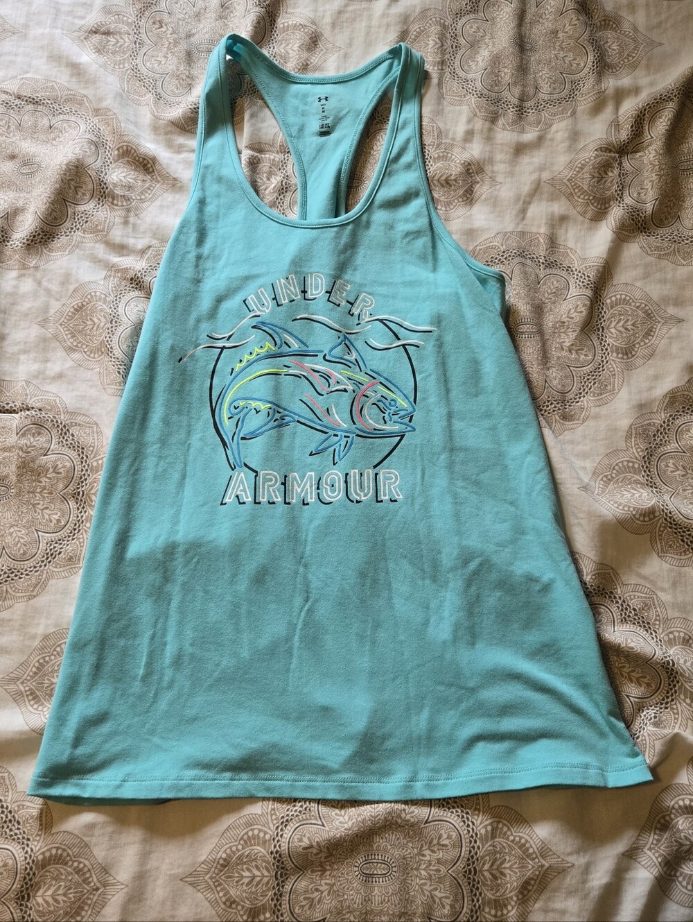 NEW Under Armour Fish Heatgear Tank (Medium)